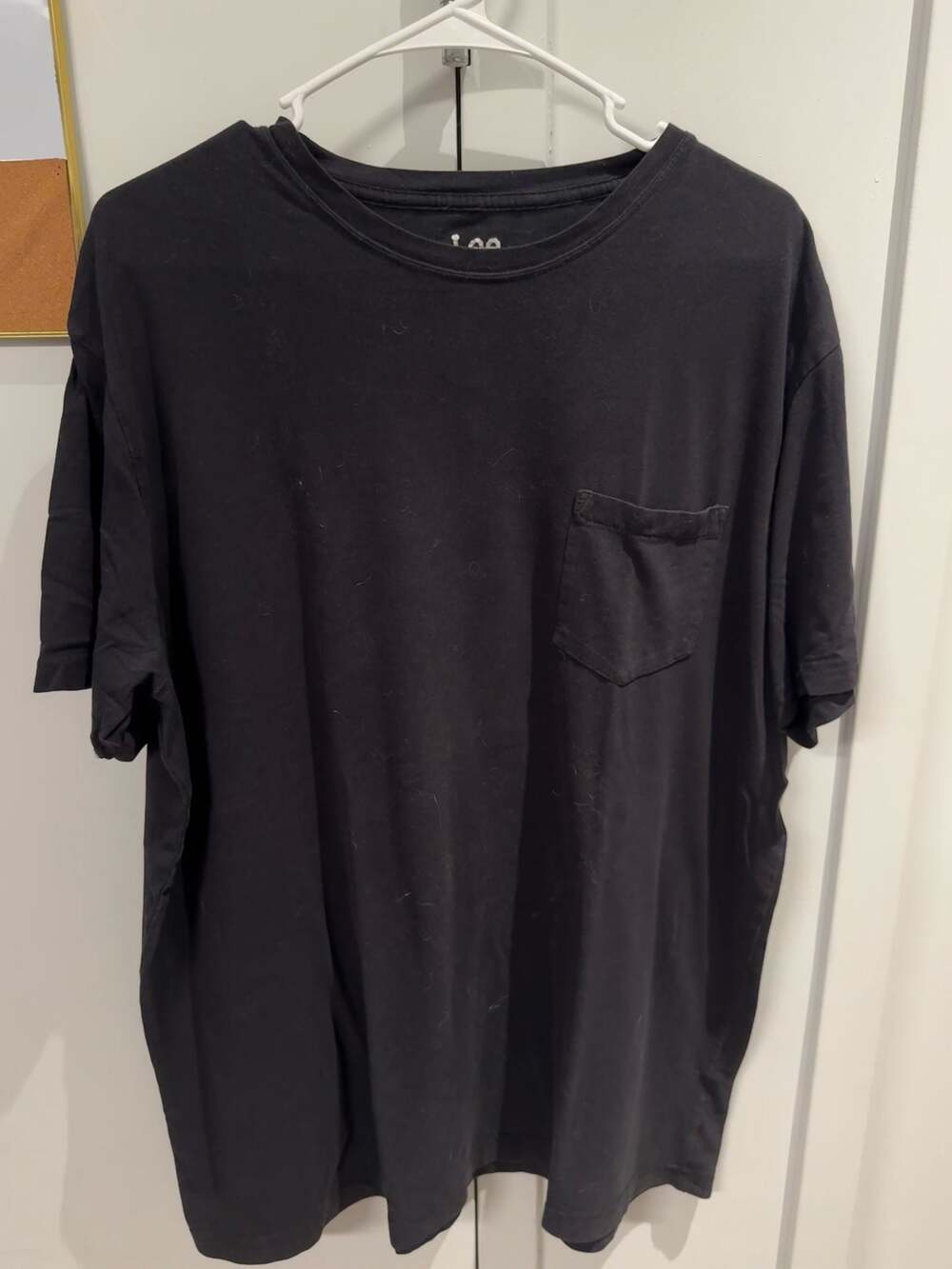 Lee Pima Cotton Pocket T-Shirt Black XLT/XGA